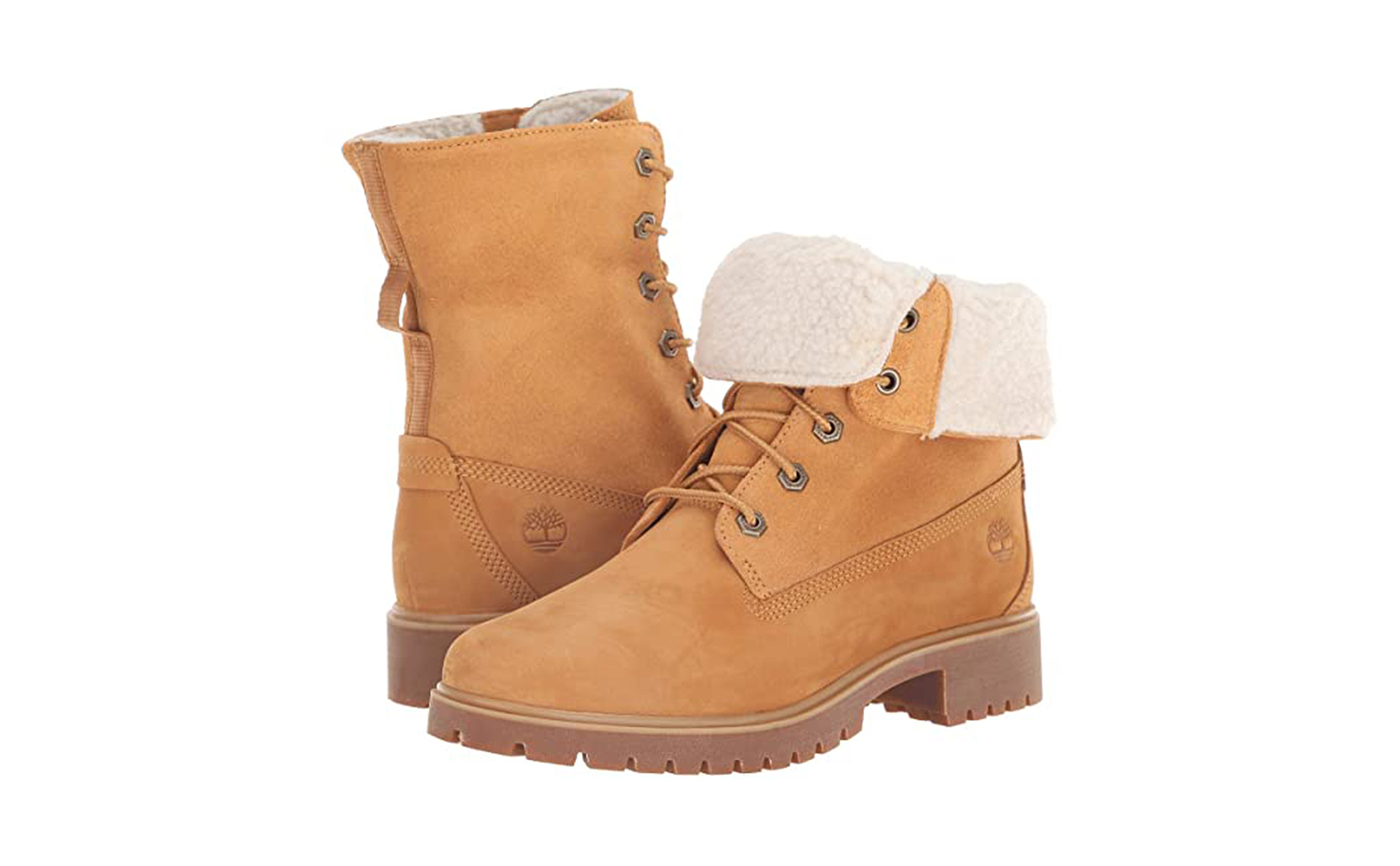 Timberland Jayne Waterproof Teddy Fleece Fold Down