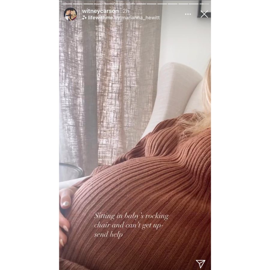 Witney Carson bump update