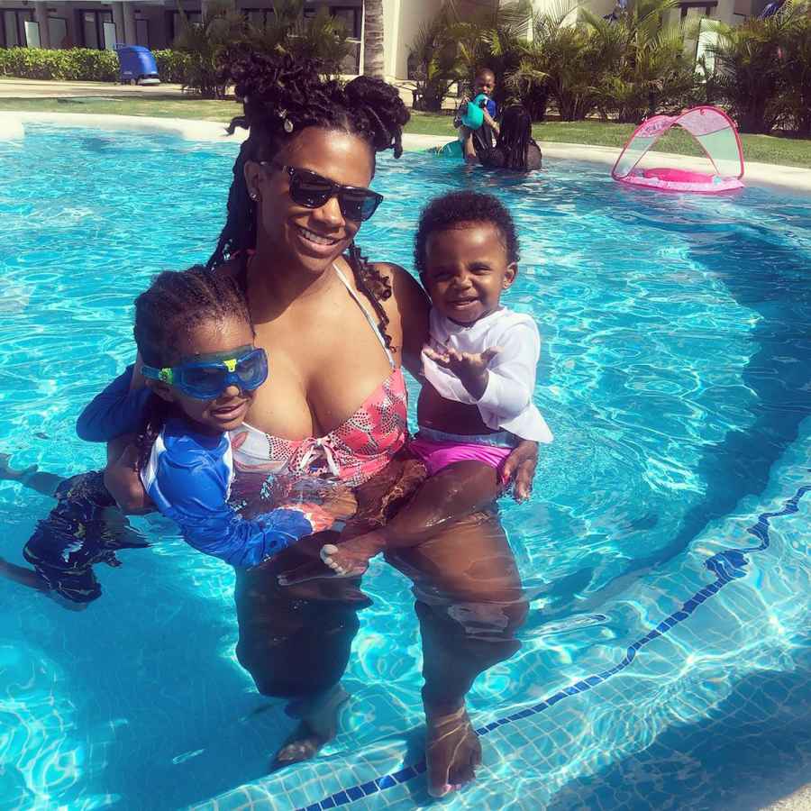 Pool Play! See Kandi Burruss’ Family and More Celeb Kids Swimming