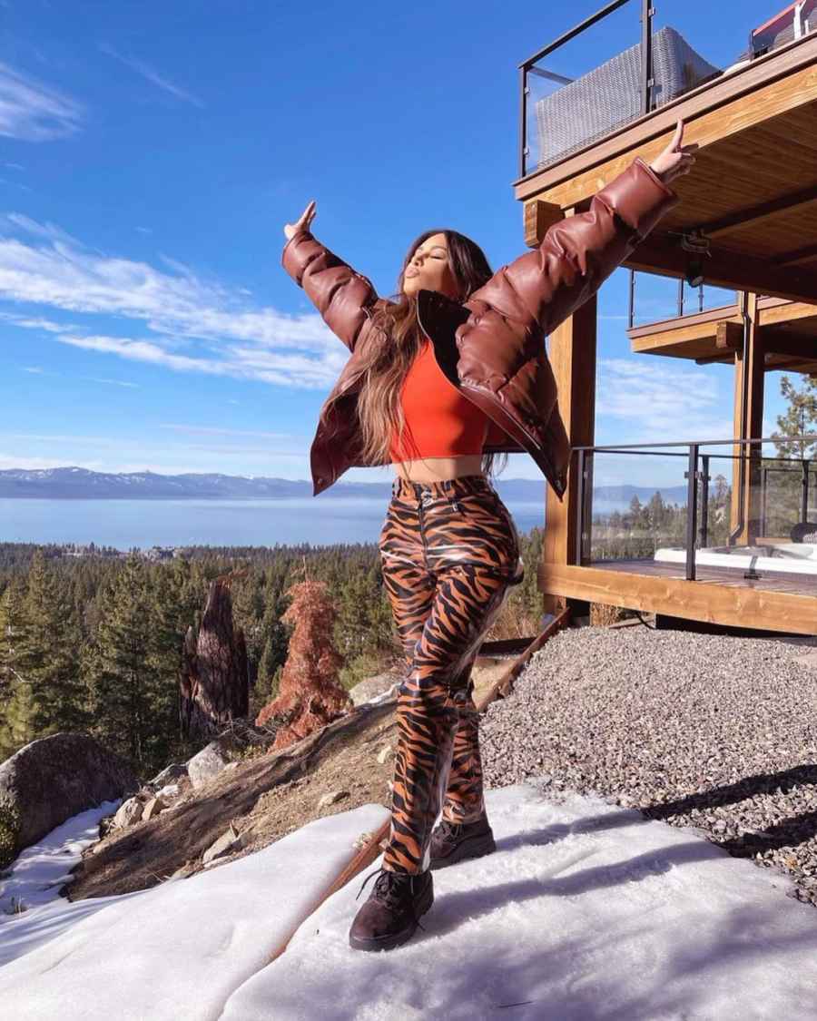 Kim Kardashian Winter Wonderland Celebrity Snow Bunnies