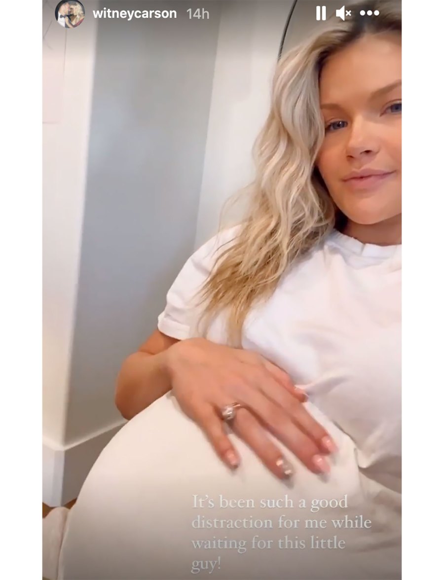 Pregnant Witney Carson Baby Bump Moments Album