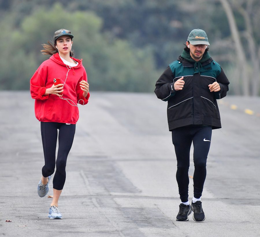 Shia LaBeouf Margaret Qualley Go Jog Amid Scandal