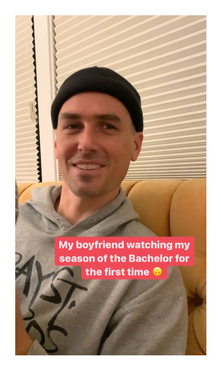 Bekah Martinez Boyfriend Grayston Leonard Hilariously Jealous Watches Her Bachelor Season