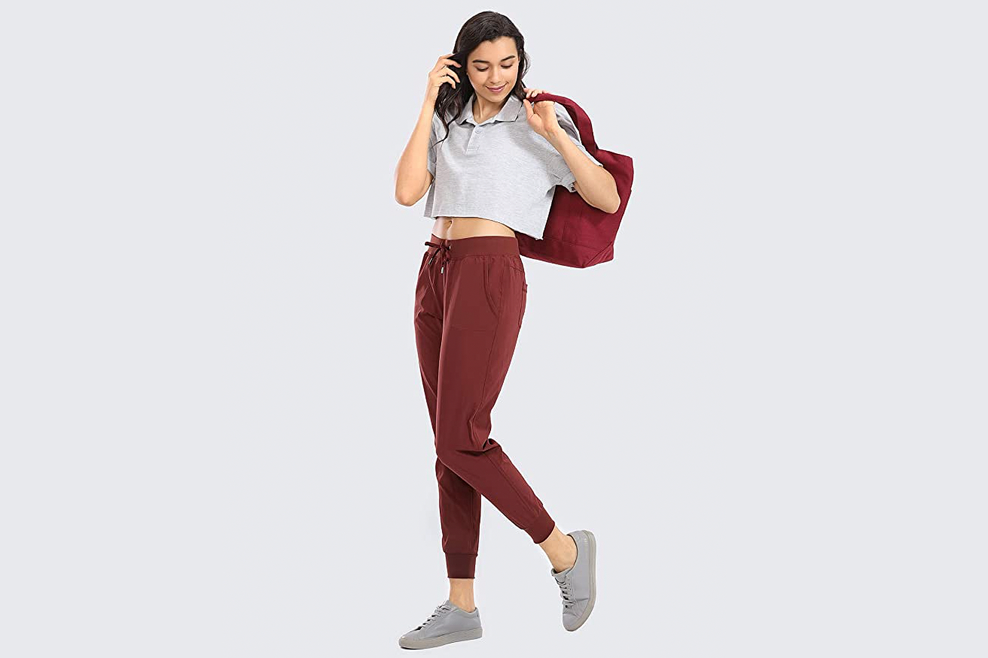 CRZ YOGA Women's Lightweight Joggers Pants with Pockets