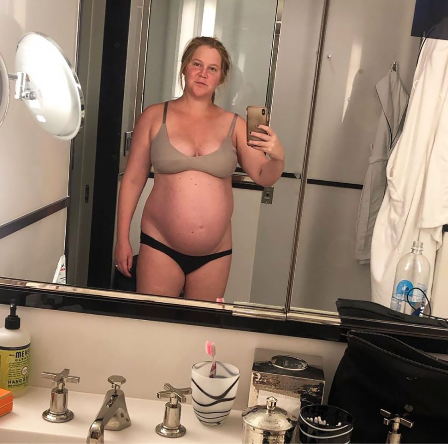 Celeb Moms Showing Bare Bumps in Lingerie: Pregnancy Pics