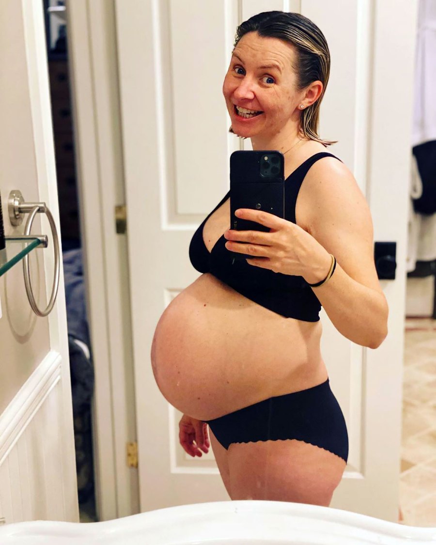 Celeb Moms Showing Bare Bumps in Lingerie: Pregnancy Pics