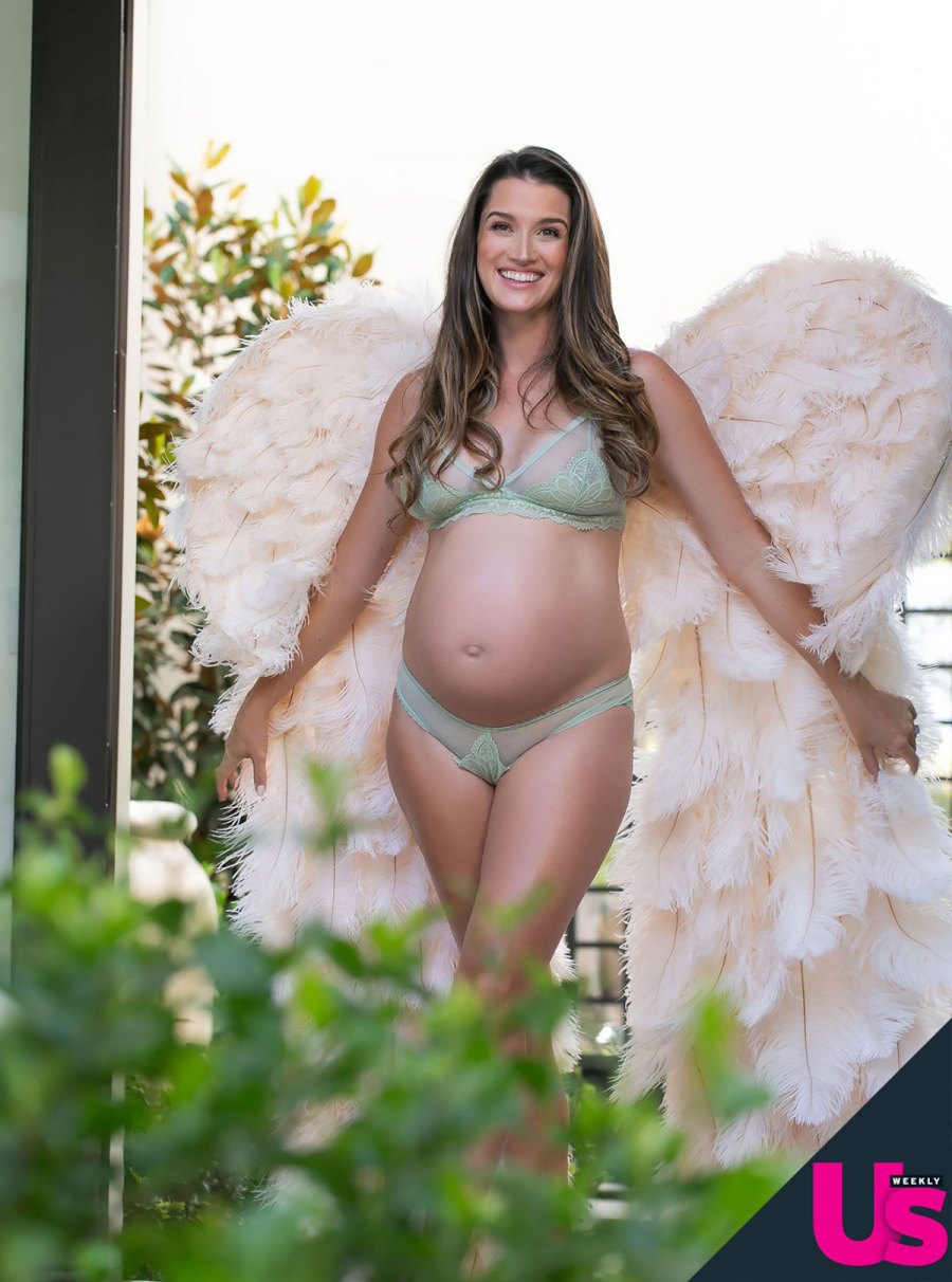 Celeb Moms Showing Bare Bumps in Lingerie: Pregnancy Pics