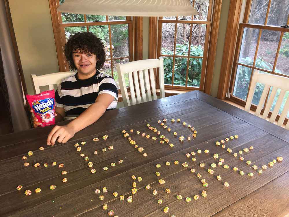 Gaten Matarazzo NERDS Gummy Clusters