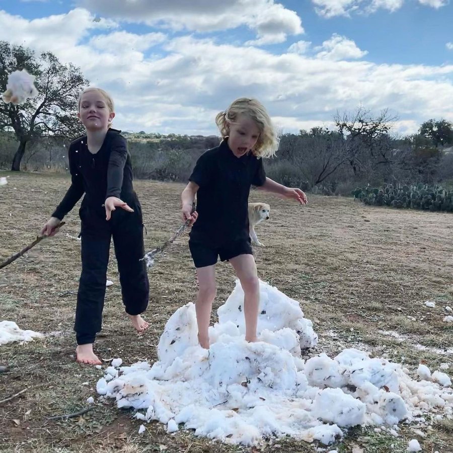 James Van Der Beek Magic Texas Snow Day