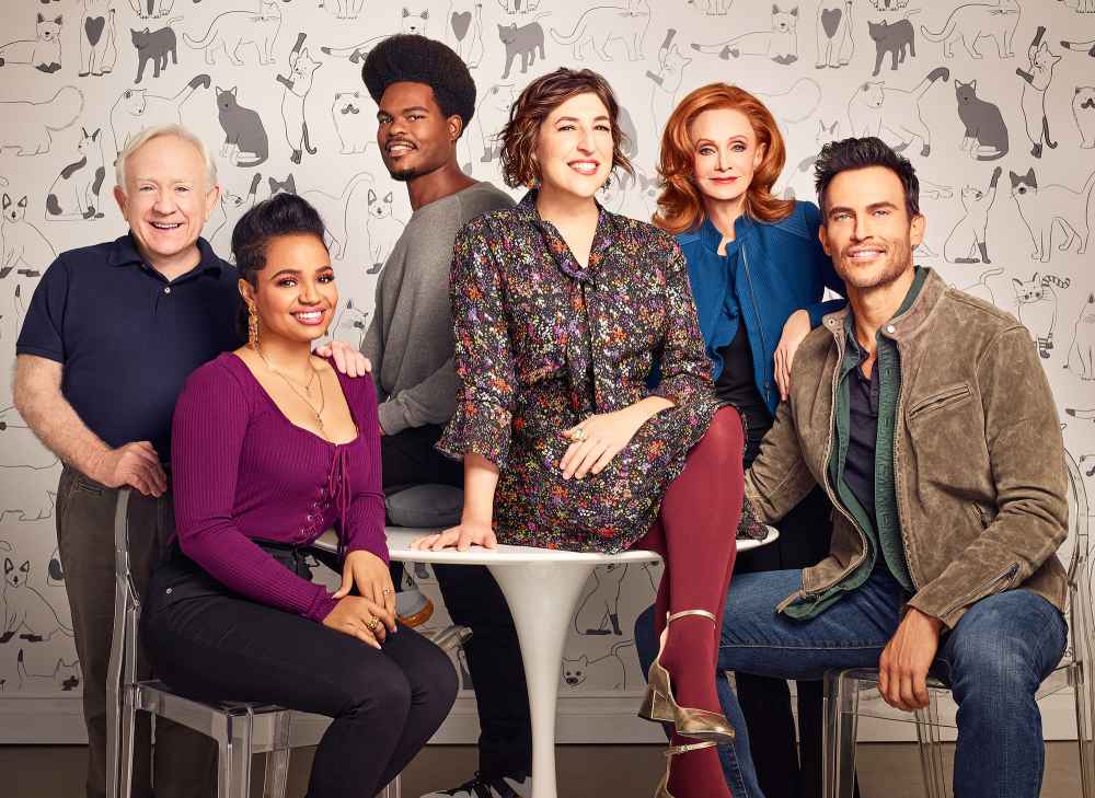 Leslie Jordan Kyla Pratt Julian Gant Mayim Bialik Swoosie Kurtz and Cheyenne Jackson Mayim Bialik Loves Playing A Real Woman In Call Me Kat