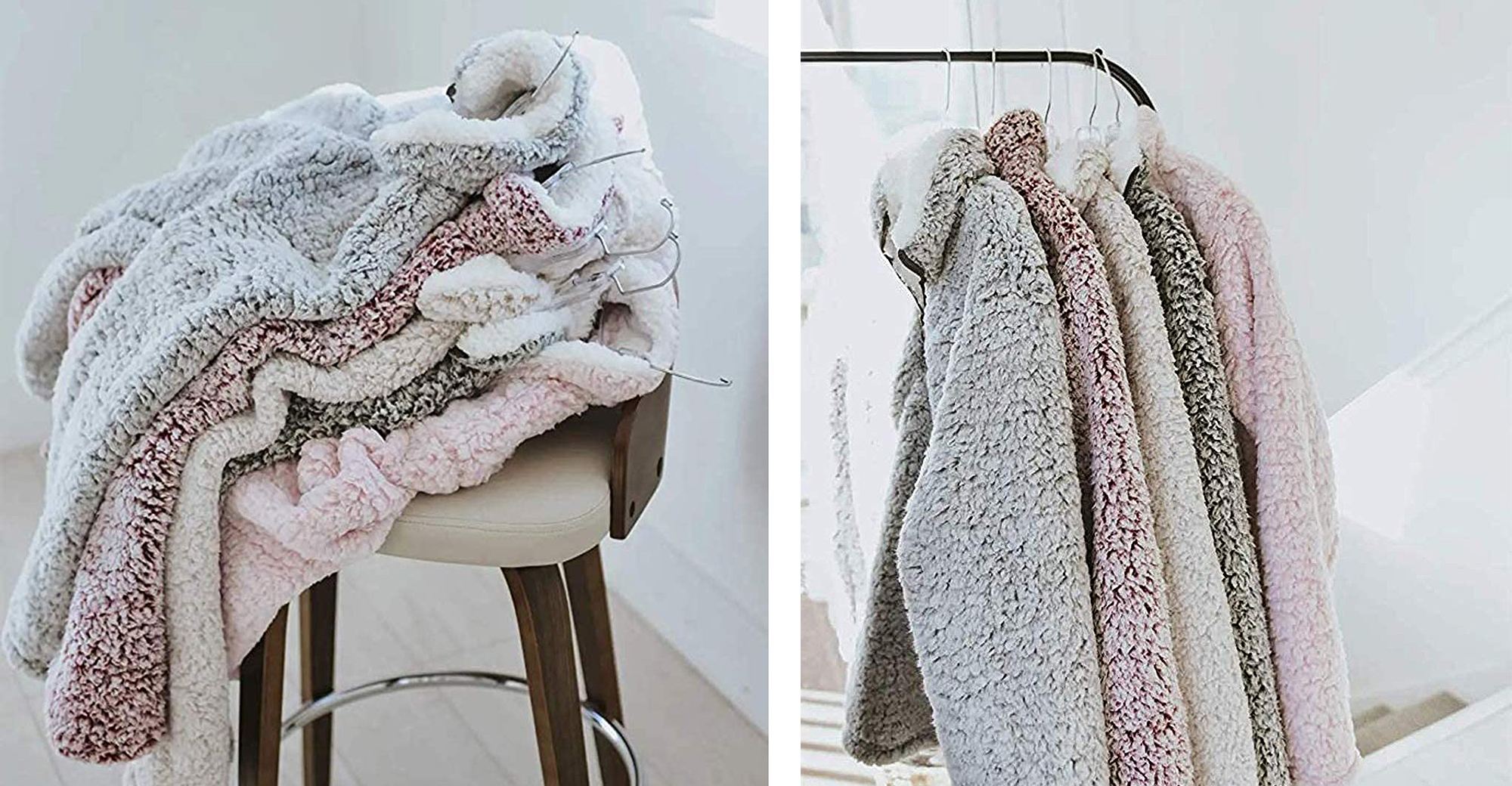 ZESICA Sherpa Fleece Sweatshirt Pullover