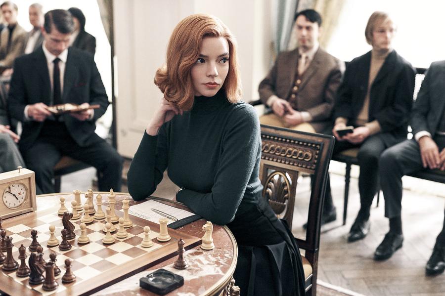 Anya Taylor-Joy as Beth Harmon in The Queens Gambit SAG Nominations 2021