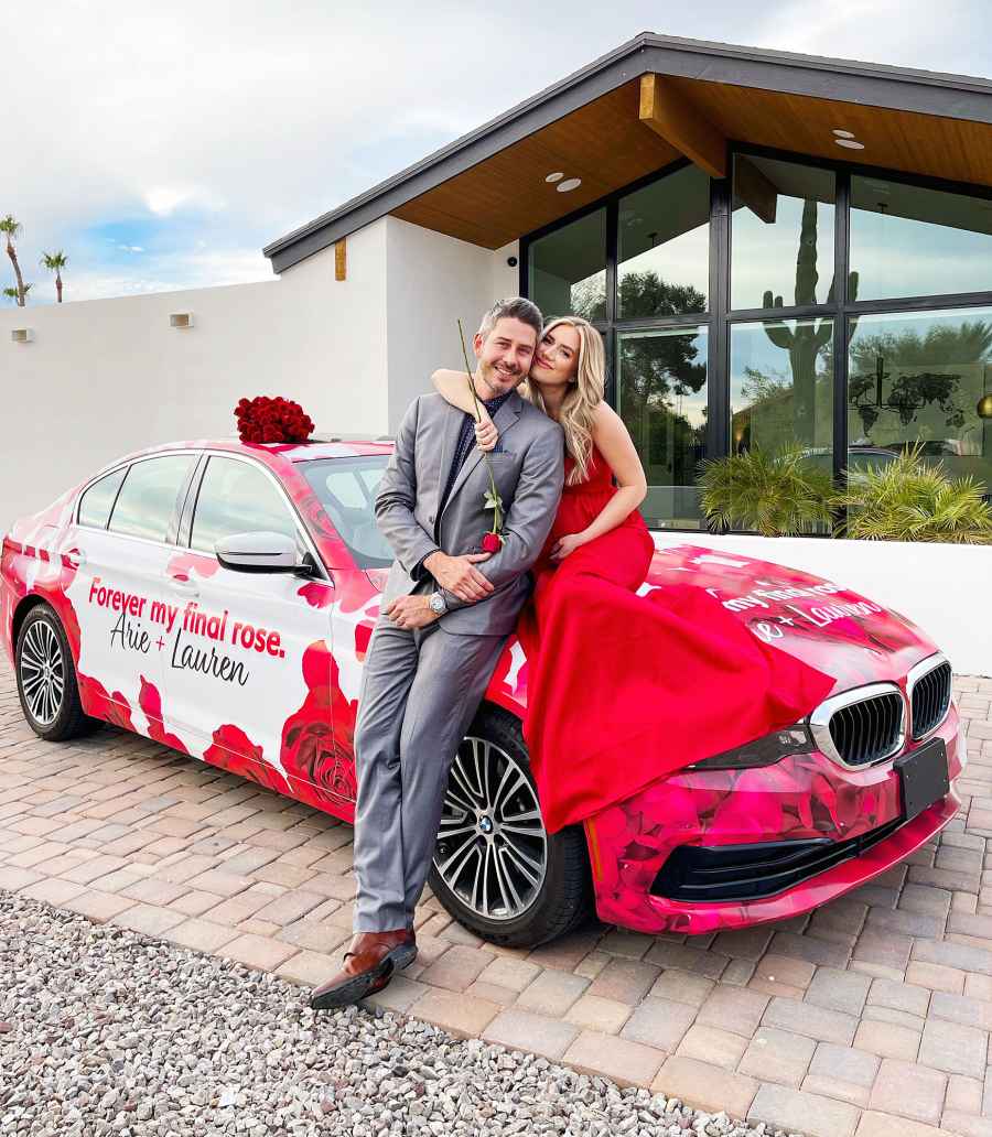 Arie Luyendyk Jr and Lauren Burnham with Hertz Rental Car