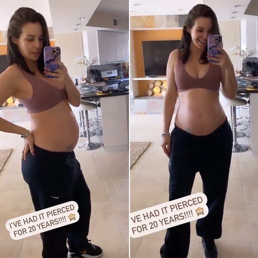 Pregnant Scheana Shay’s Belly Button Ring Falls Out