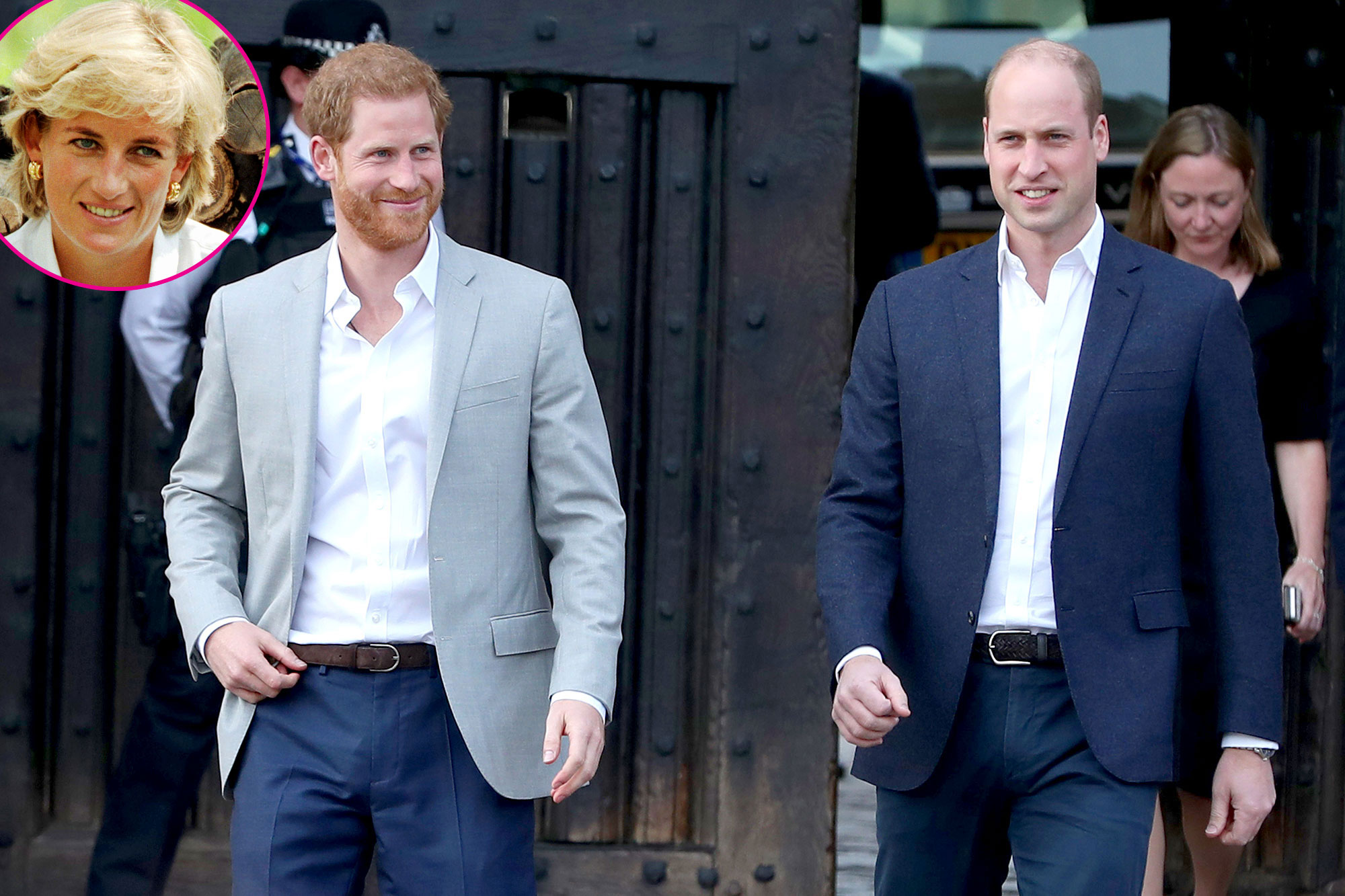 Princess Diana Prince Harry and William Mend Rift UK Return Visit