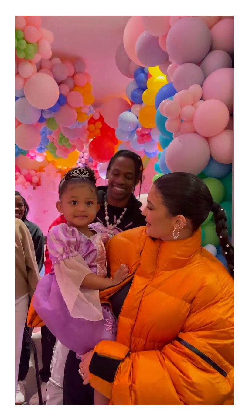 Proud Parents Stormi Webster 3rd Birthday Party Travis Scott Kylie Jenner