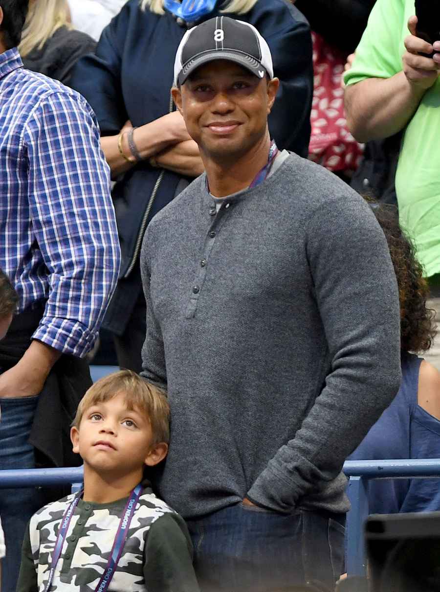 September 2017 Tiger Woods Family Album With Elin Nordegren Kids Charlie Axel Woods and Sam Alexis Woods