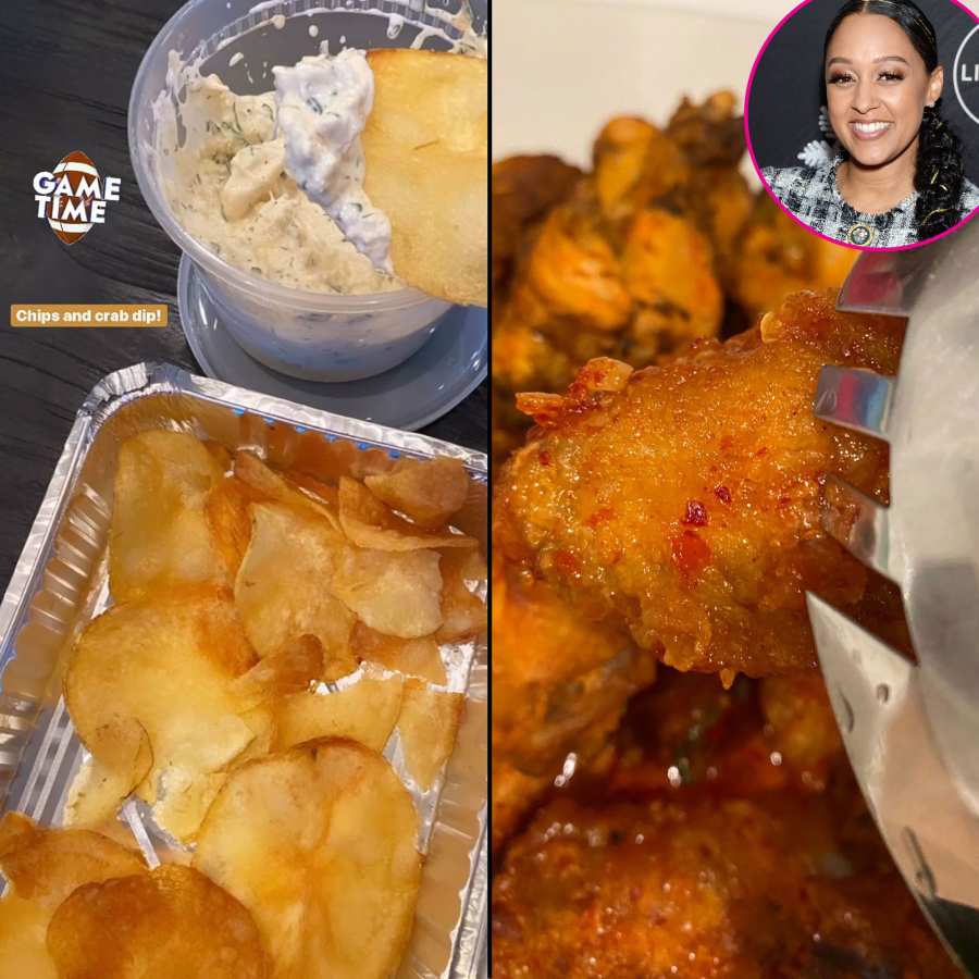 Tia Mowry What Stars Ate on Super Bowl Sunday