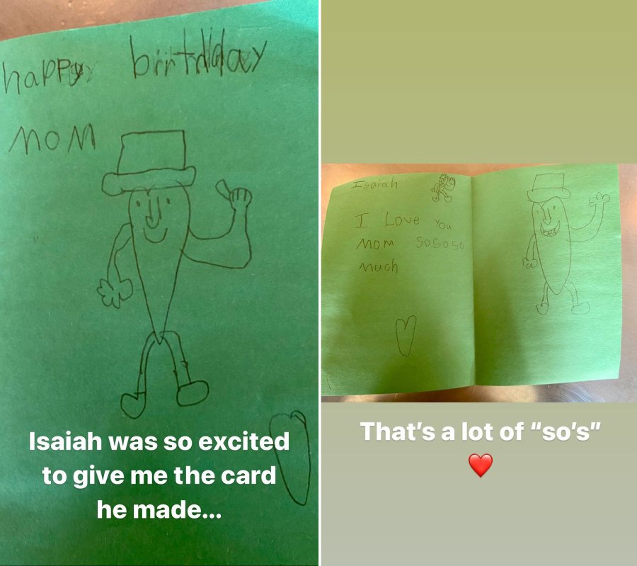 Carrie Underwood son's birthday cards