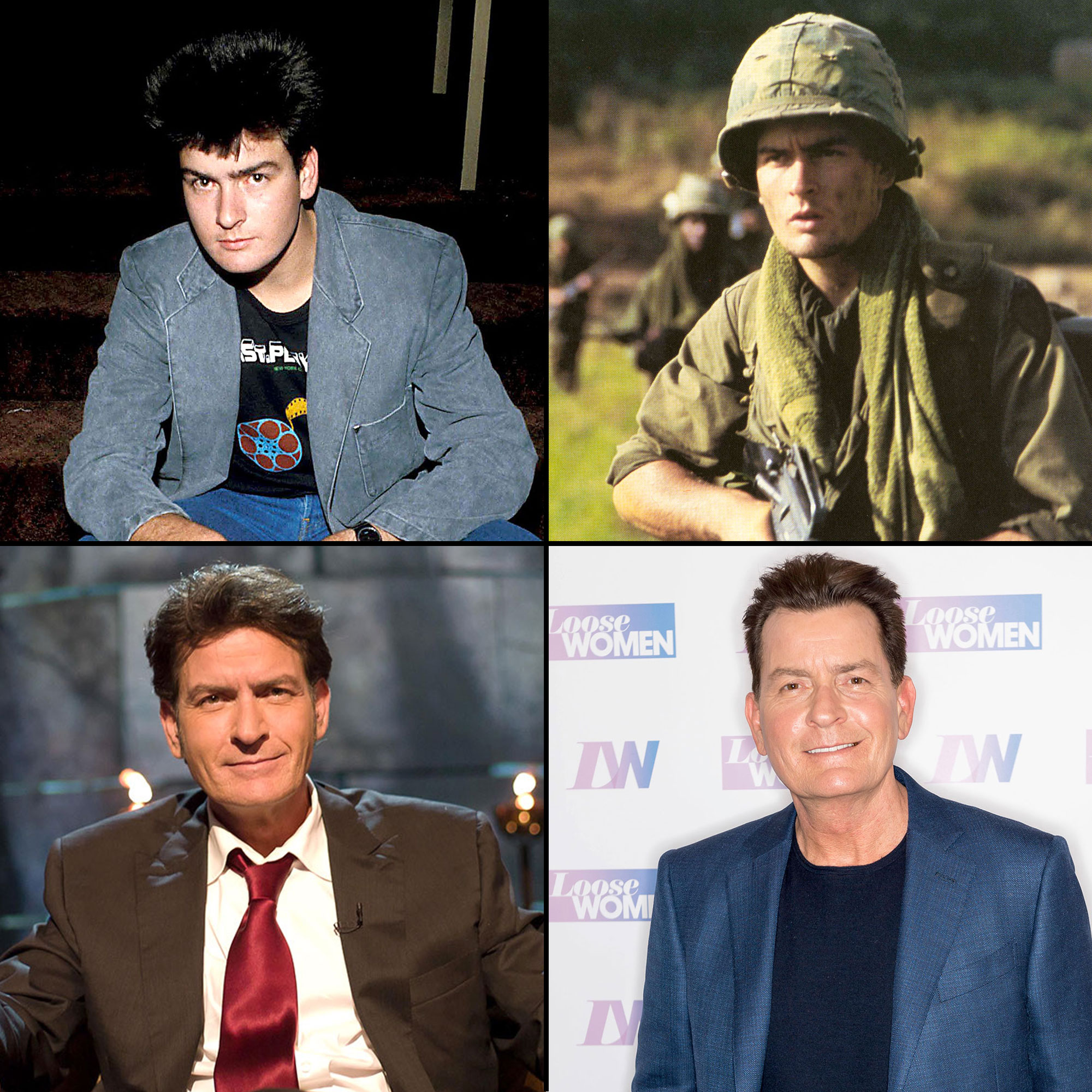 Charlie Sheen Through the Years