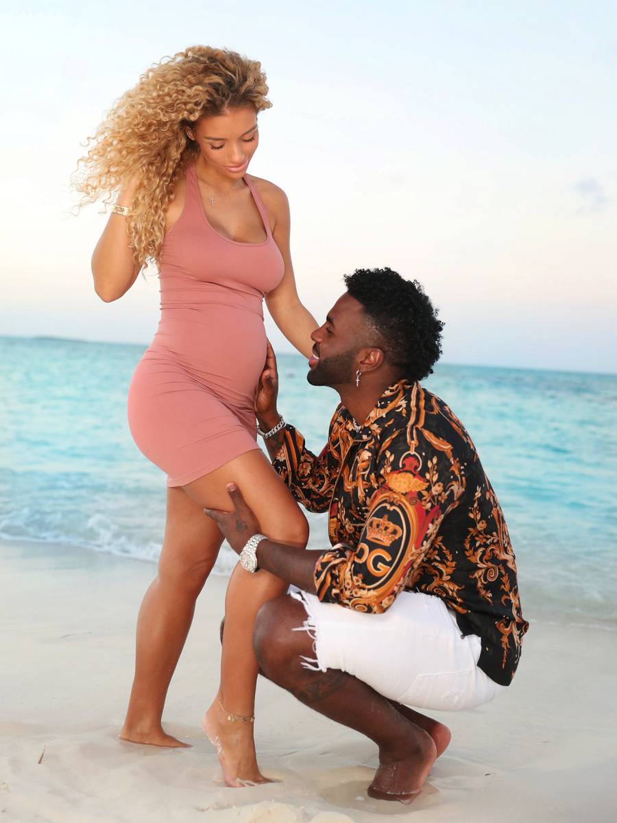 Jason Derulo Jena Frumes baby reveal