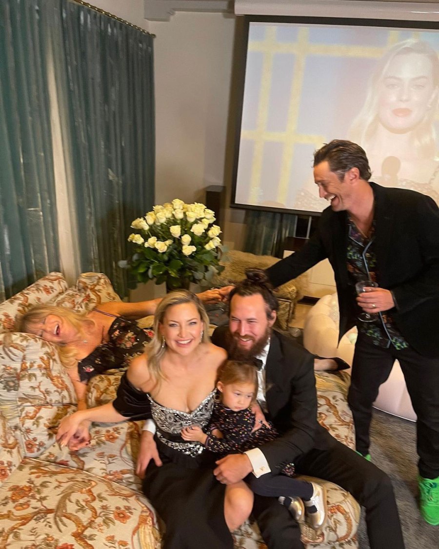 Kate Hudson Instagram and Danny Fujikawa Cutest Couples at the 2021 Golden Globes