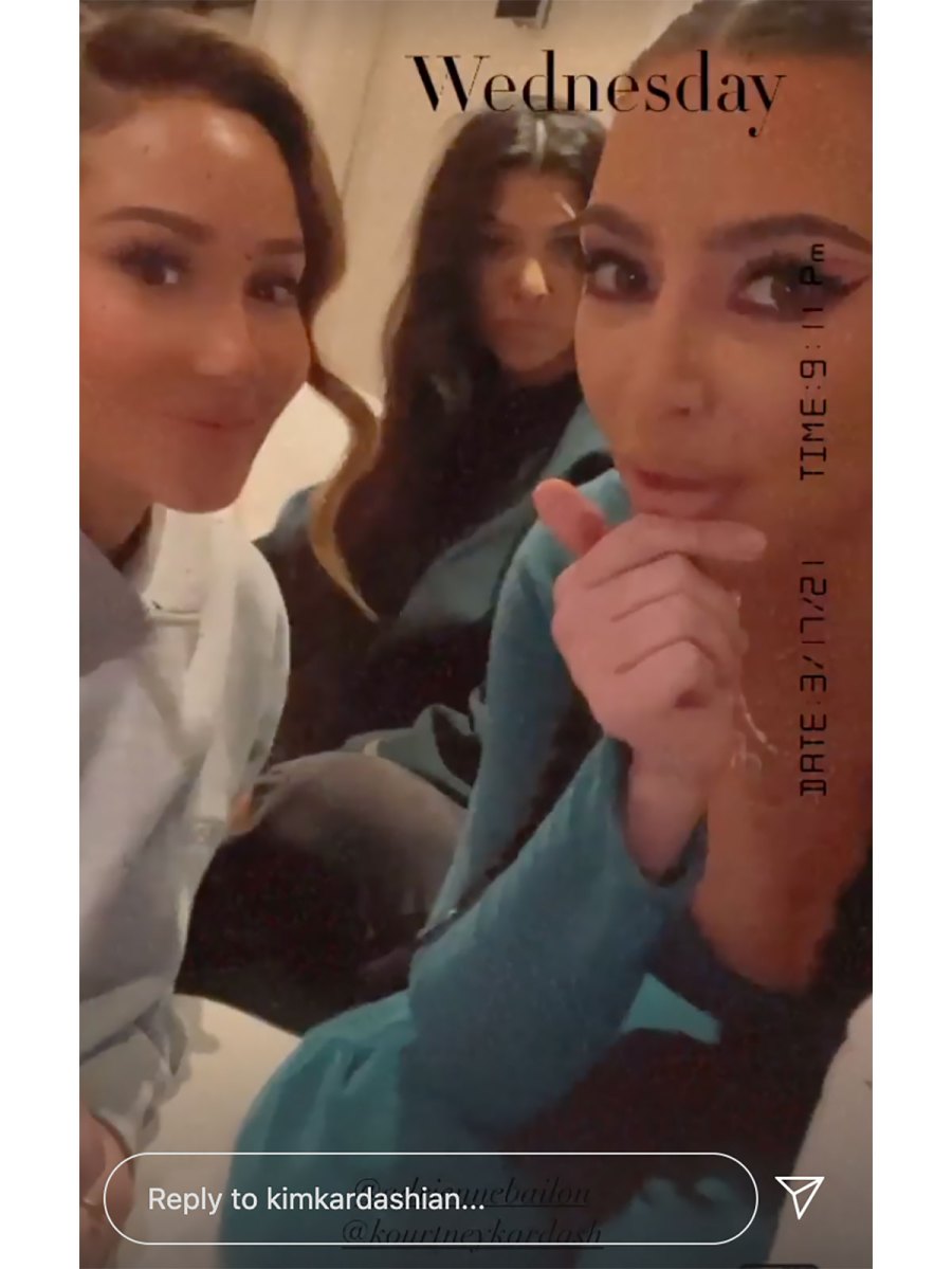 Kim, Kourtney Enjoy Game Night With Rob's Ex Adrienne Bailon on His Birthday