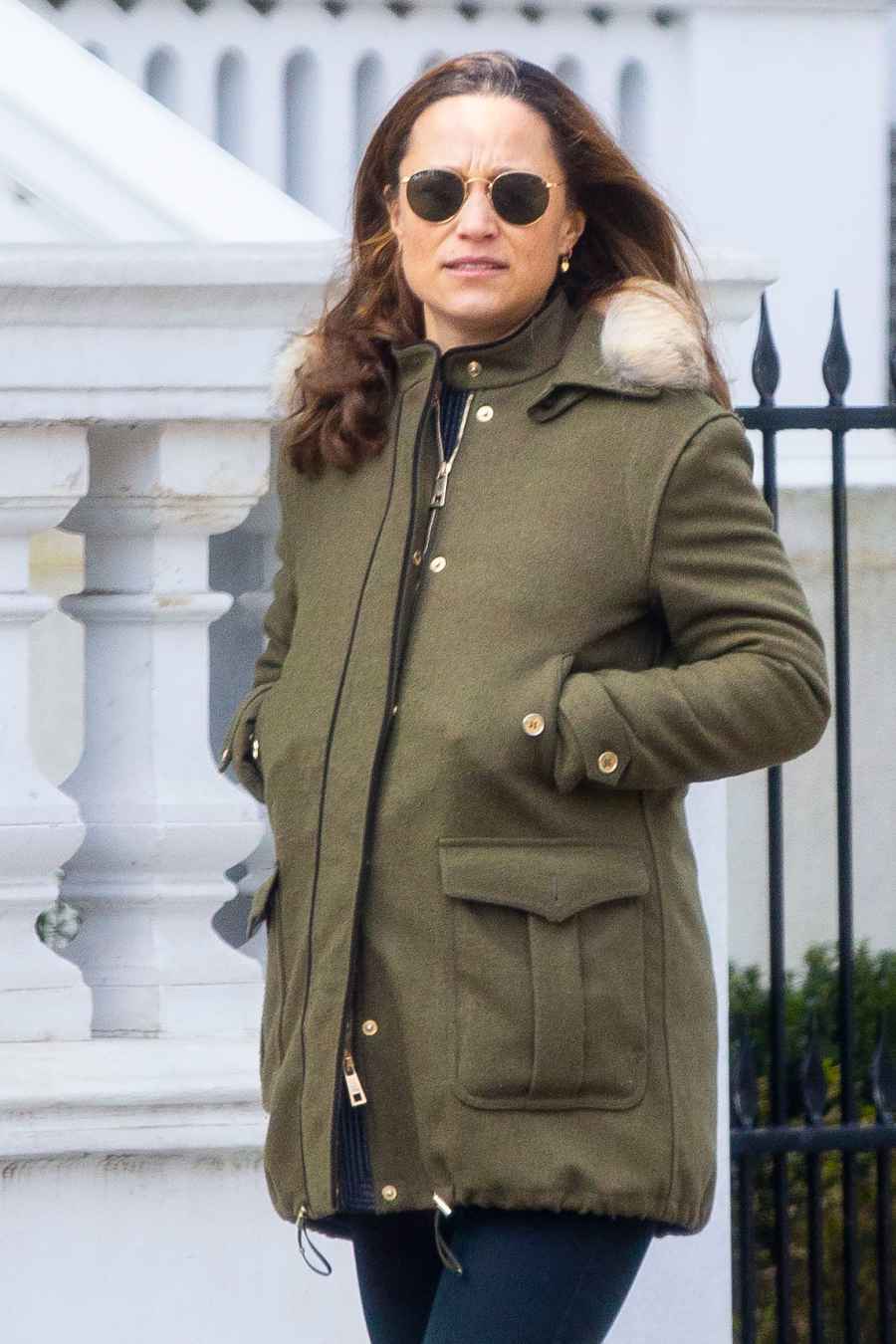 Pippa Middleton Steps Out With Her Baby Bump on Display After Mom Carole Middleton Confirms Pregnancy