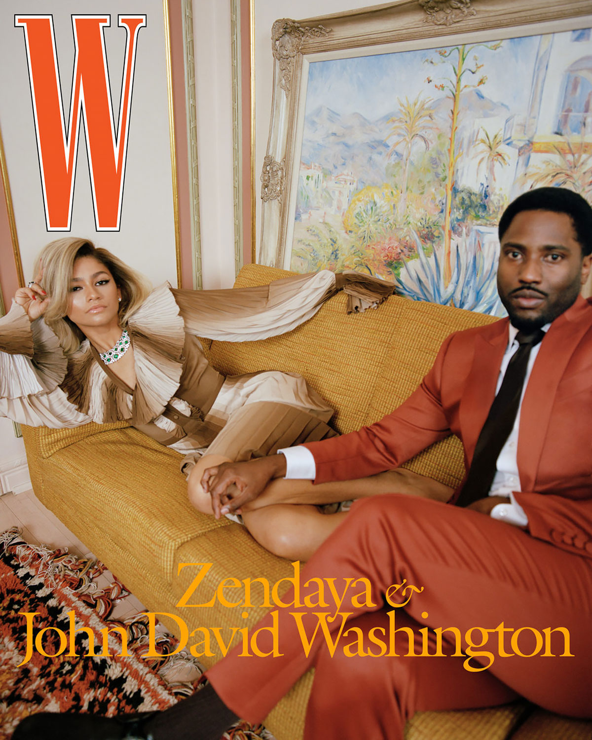 Zendaya Goes Blonde for a Slim Aarons-Inspired Photo Shoot