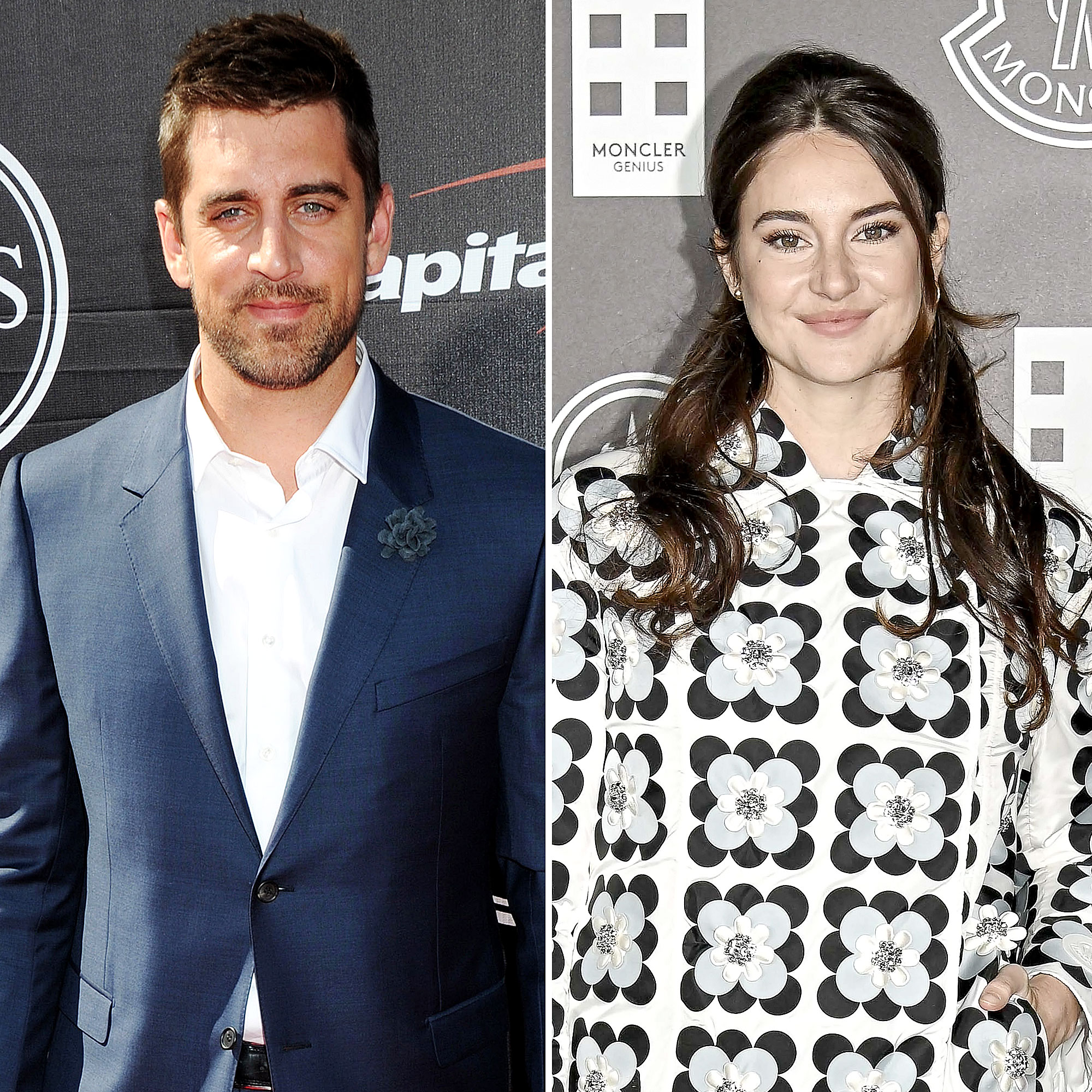 Aaron Rodgers Shailene Woodley Cuddle Their Pooch During Beach Date