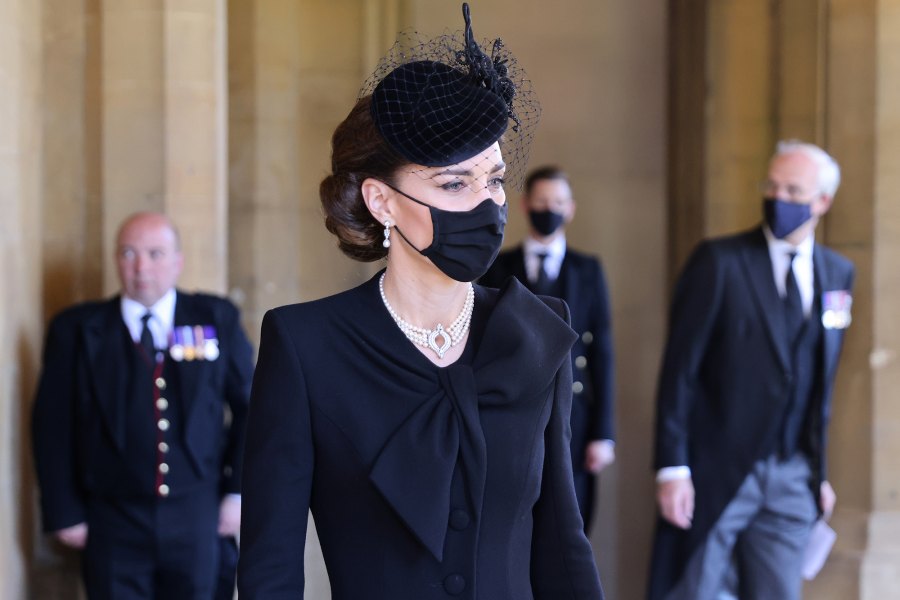 Duchess Kate Pays Tribute Queen Elizabeth II and Princess Diana at Prince Philip's Funeral