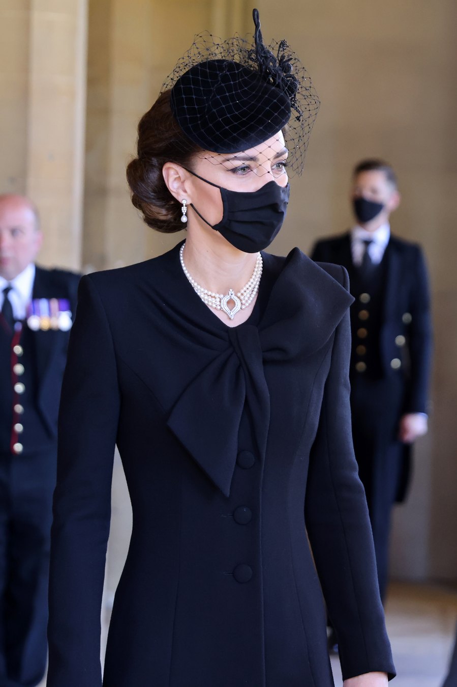 Duchess Kate Pays Tribute Queen Elizabeth II and Princess Diana at Prince Philip's Funeral