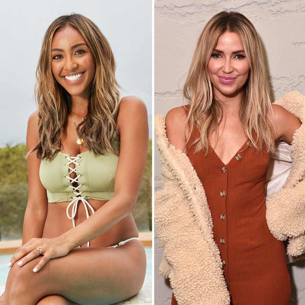 How Tayshia Adams Kaitlyn Bristowe Are Adjusting Bachelorette Set