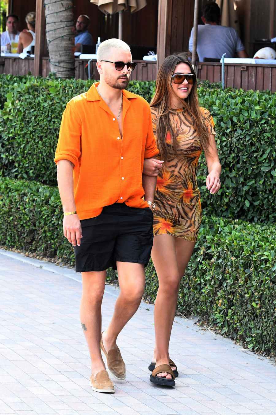 Matching in Miami! Scott Disick and Amelia Gray Hamlin Keep Close on Vacation