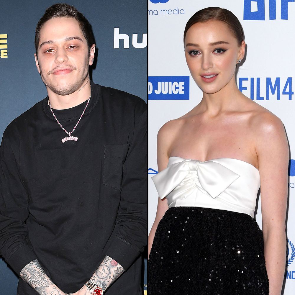 Pete Davidson and Phoebe Dynevor Show PDA