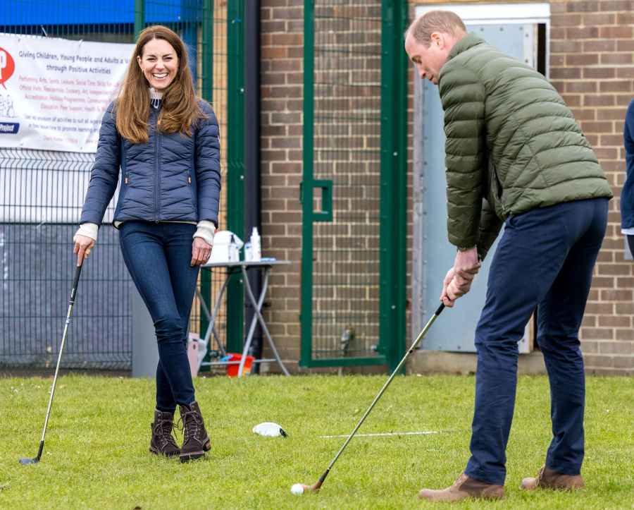 Prince William Kate Have Laugh Over Their Golfing Fail Durham