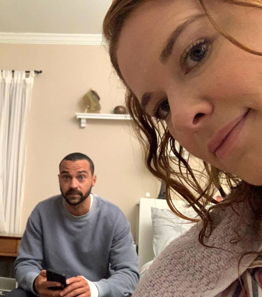 Keeping It Light Sarah Drew Jesse Williams Reunite April Jackson Greys Anatomy