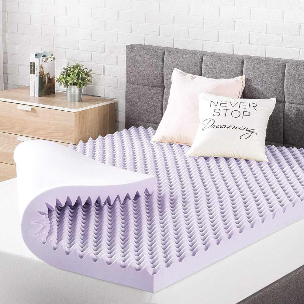 Best Price Mattress 3 Inch Egg Crate Memory Foam Topper