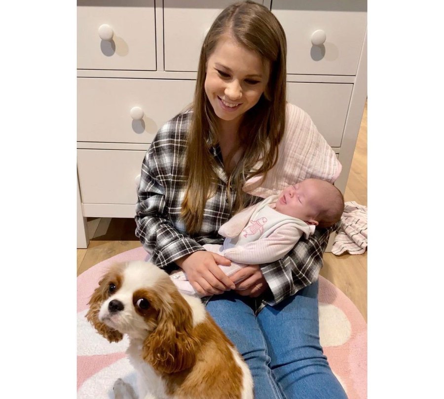 Bindi Irwin Daughter Grace Meeting Animals Dog