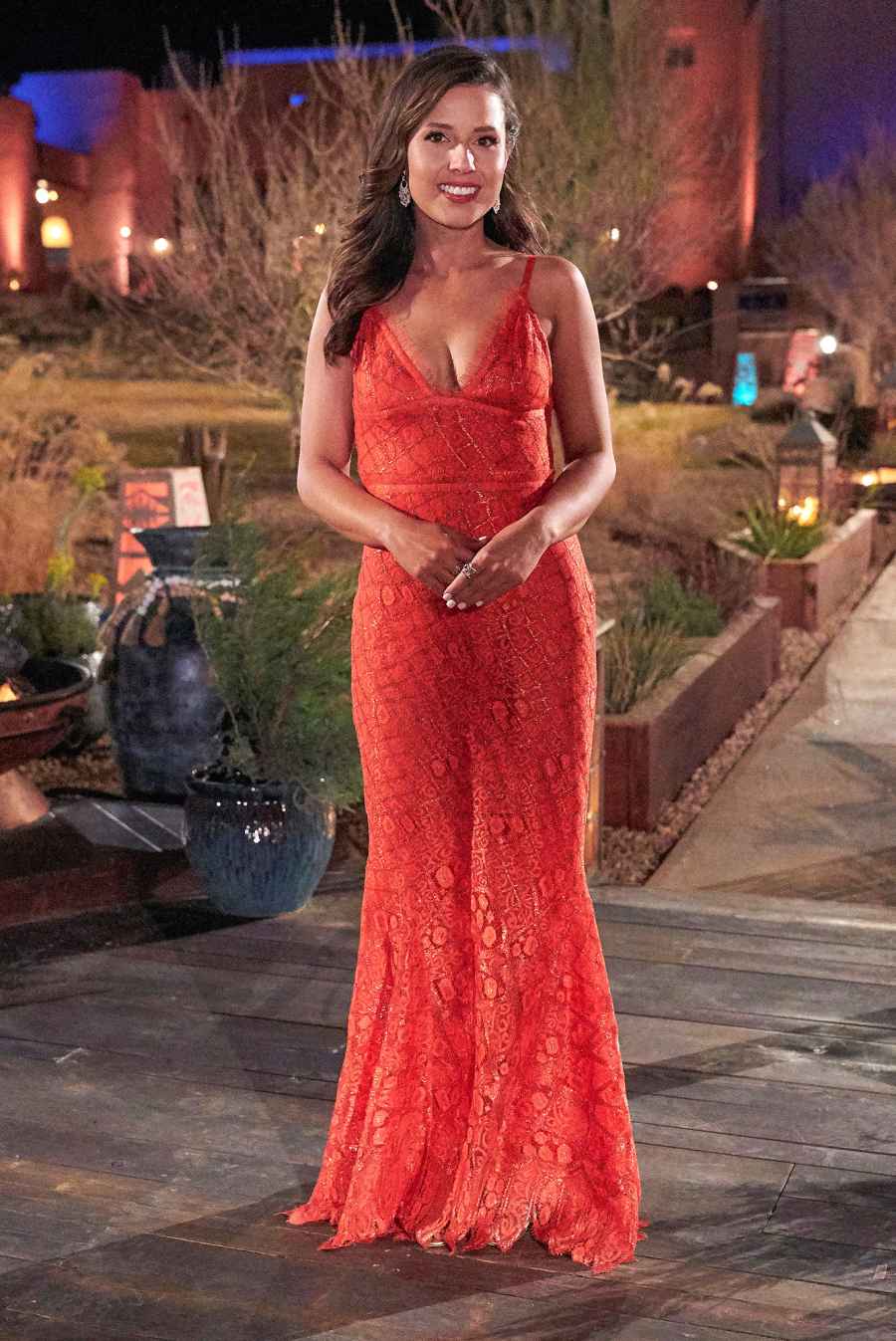 Katie Thurston Bachelorette Orange Gown 2