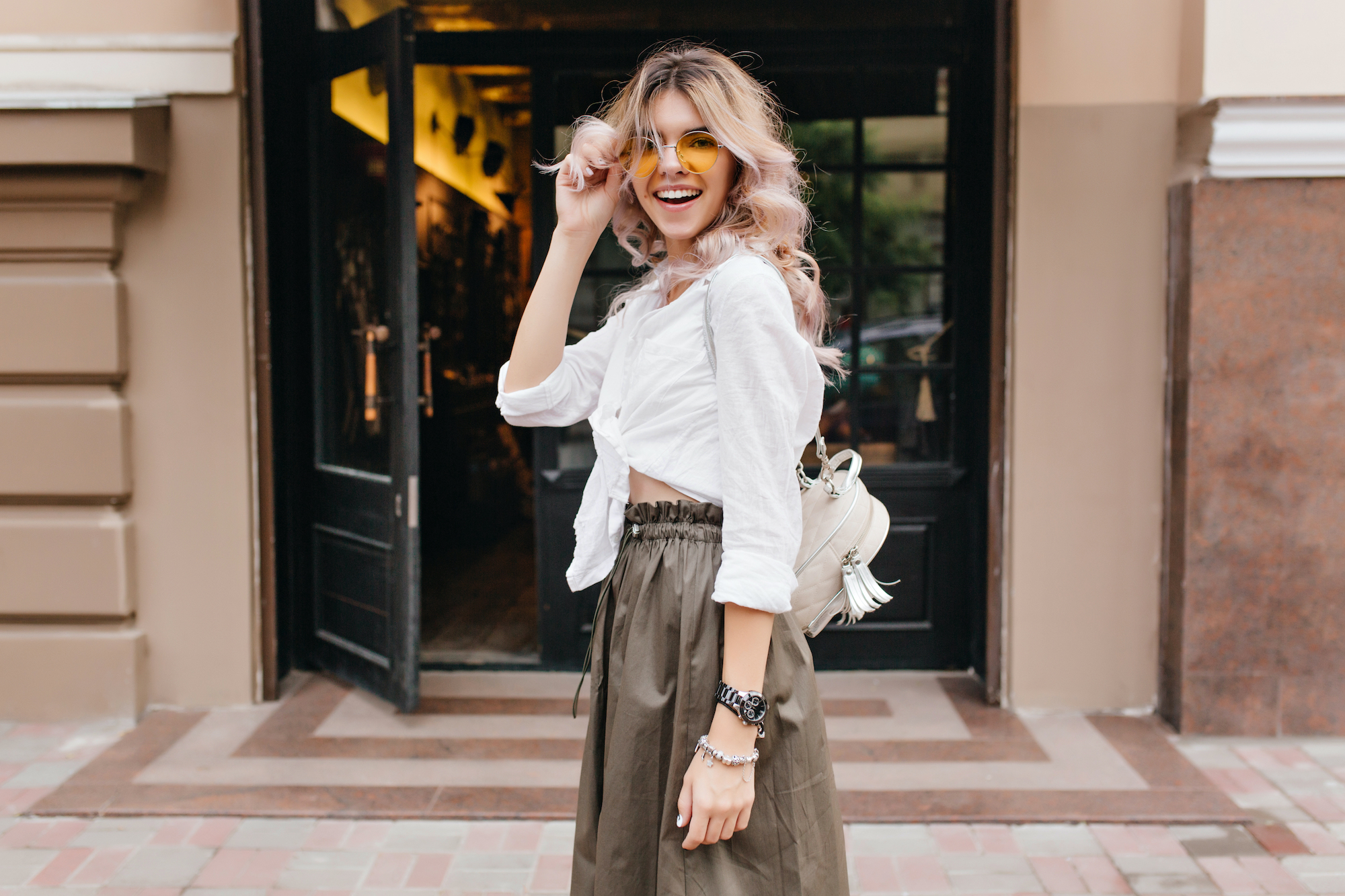 Maxi-Skirt-Stock-Photo