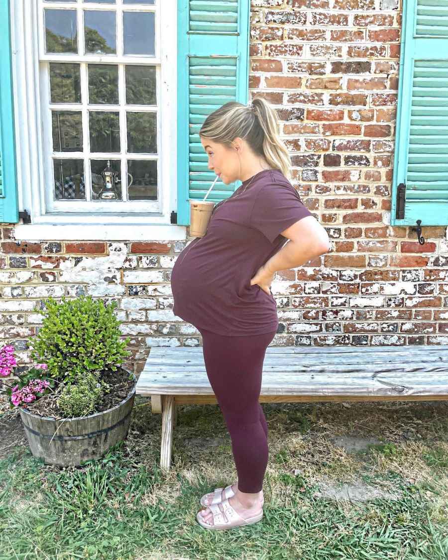 Pregnant Shawn Johnson East's Baby Bump Album Ahead of 2nd Child Coffee Cutie