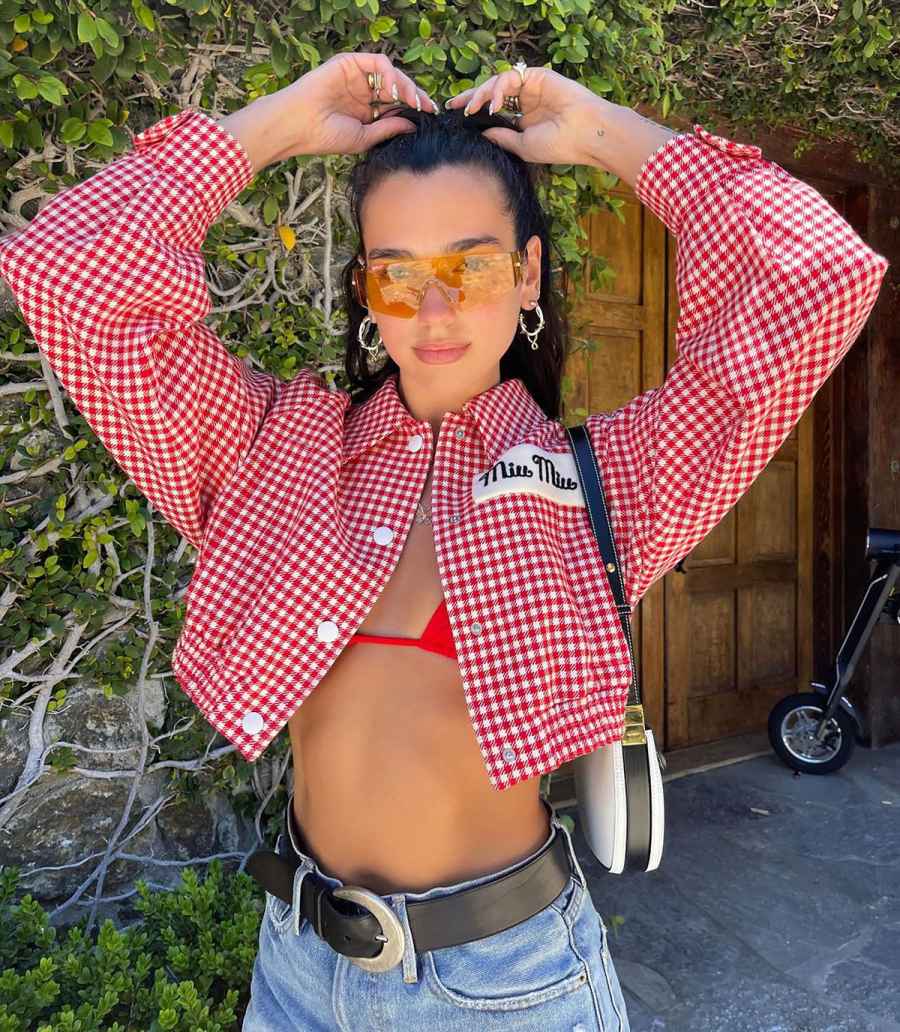 Dua Lipa Rocks Bikini With Leather Boots, Daisy Dukes: ‘Cowgirl Moment’