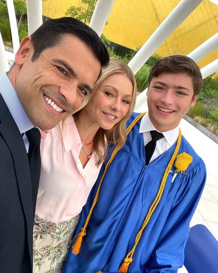 ‘Empty Nesters’ Kelly Ripa and Mark Consuelos Celebrate Son Joaquin’s High School Graduation