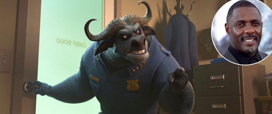 Idris Elba Chief Bogo in Zootopia