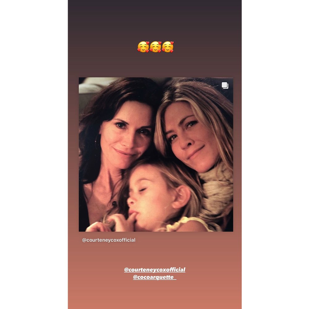 Jennifer Aniston Celebrates Courteney Cox Daughter Coco 17th Birthday 2