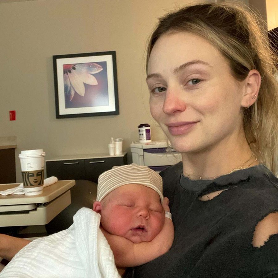 Lauren Bushnell Celebrates 1 Week With Son Dutton Shows Postpartum Body Photos