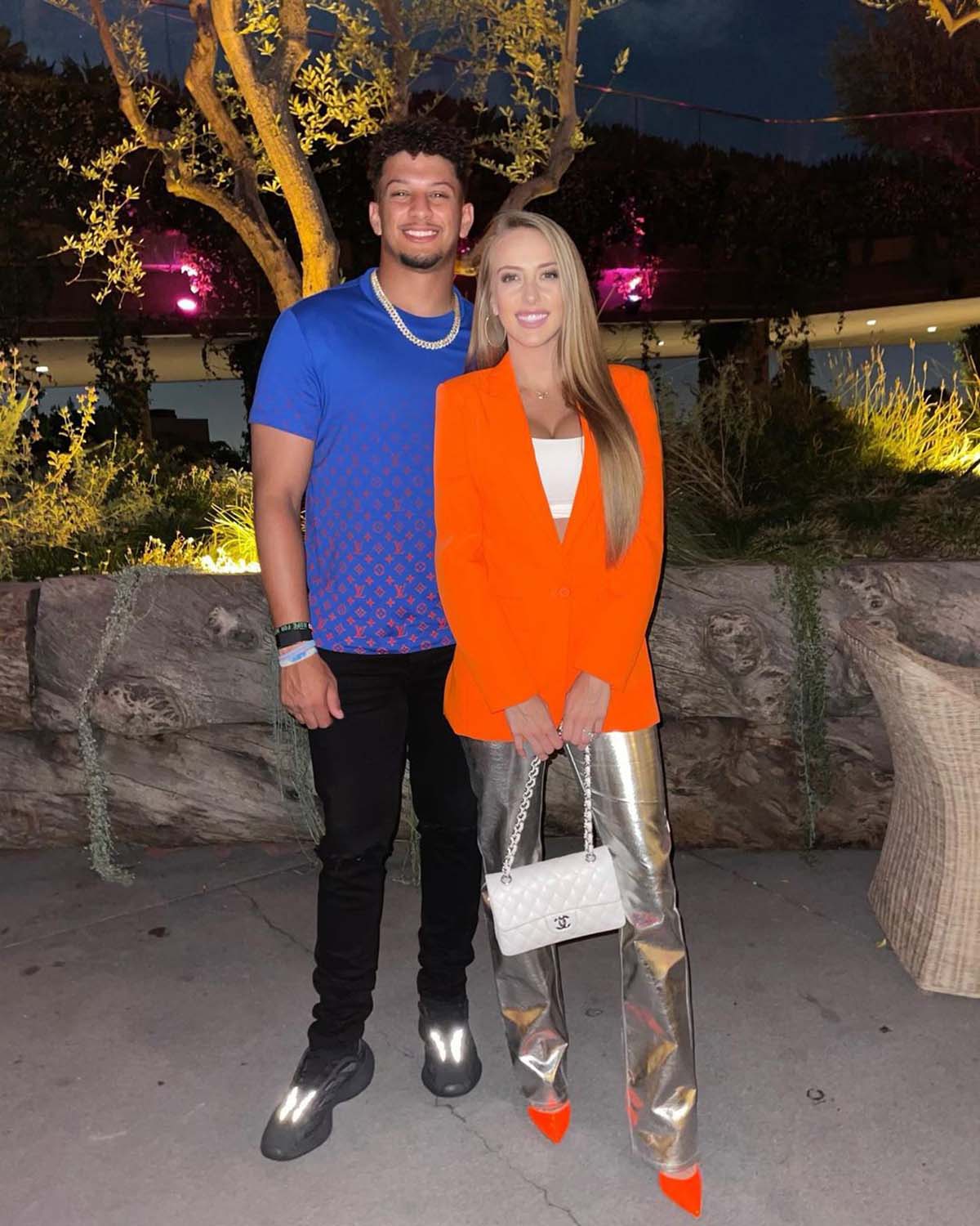 Patrick Mahomes Brittany Matthews Show Daughters Face 1st Time Photo
