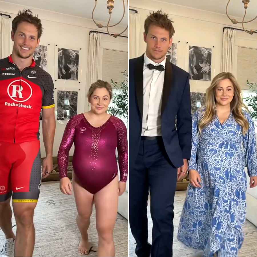 Pregnant Shawn Johnson Rocks Leotard: ‘No Idea How I Got it on'