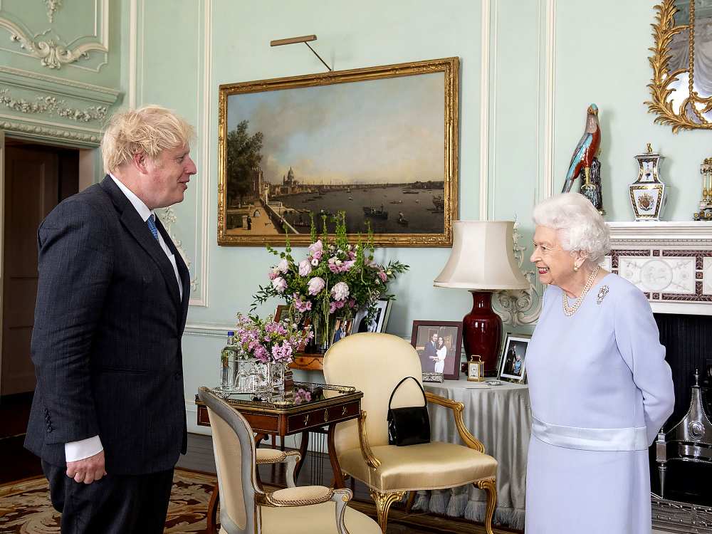 Queen Elizabeth Has Rare Prince Harry Meghan Markle Photo at Palace